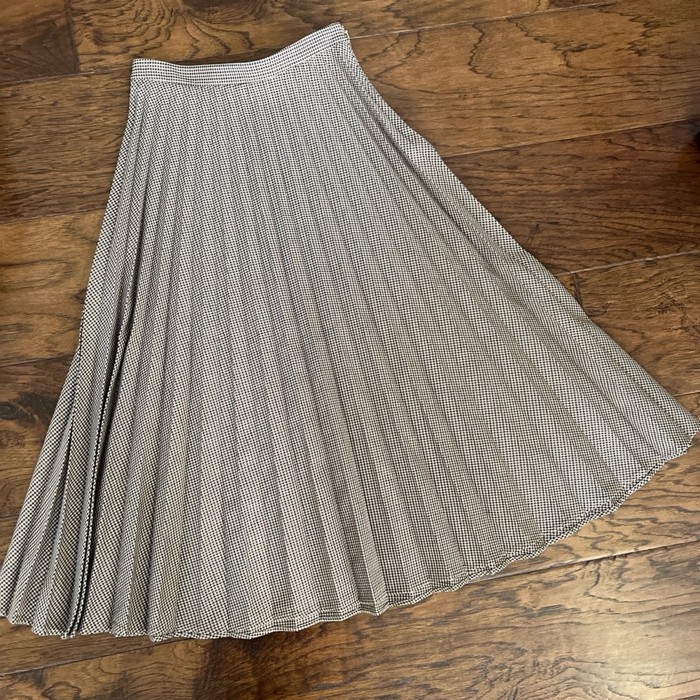 Pleated Midi Skirt
